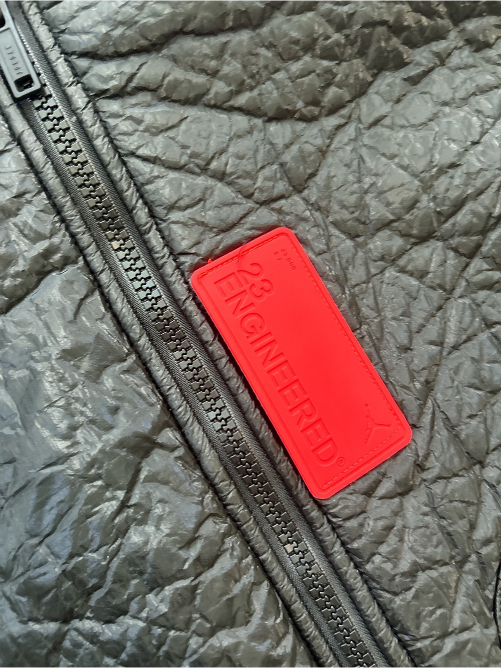 Jordan Black Quilted Bomber Jacket - Picture 6 of 9